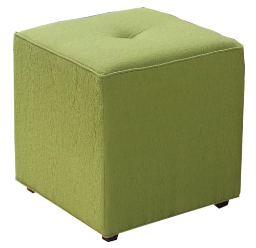 Bunching Ottoman with Center Tufting