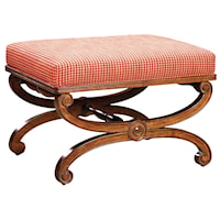 Traditional Upholstered Ottoman