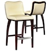 Fairfield Barstools  High End Bar Stool with Wood Accents