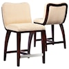Fairfield Barstools High End Counter Stool with Wood Accents