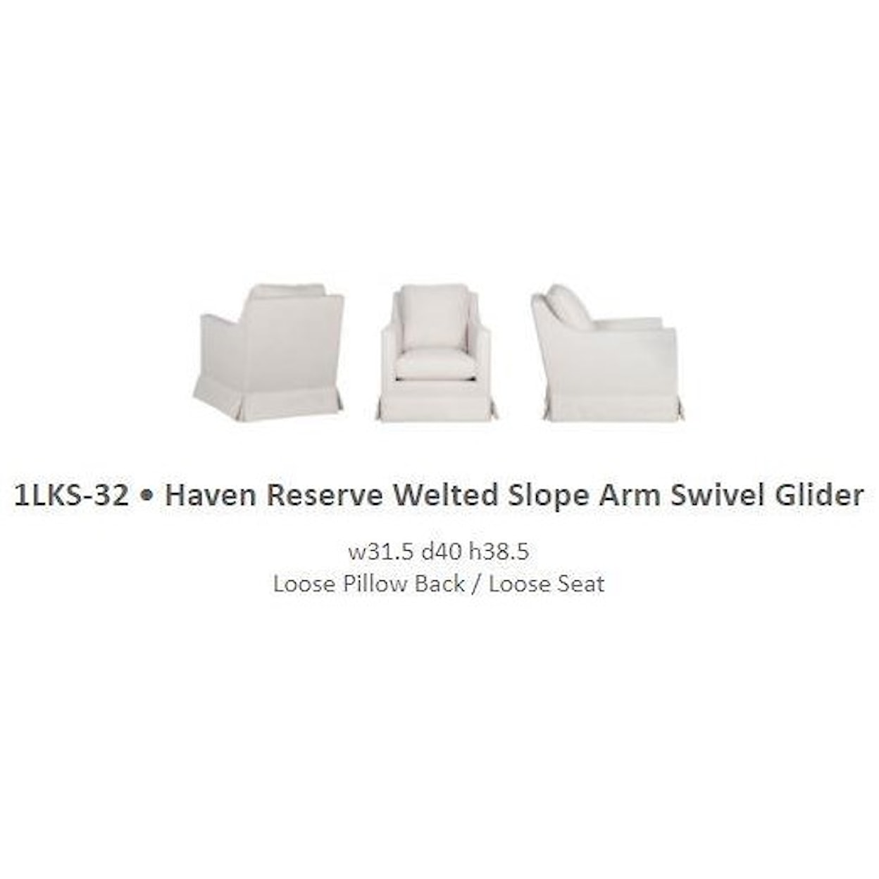 Fairfield Chairs Haven Swivel Glider