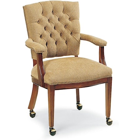 Button Tufted Occasional Chair