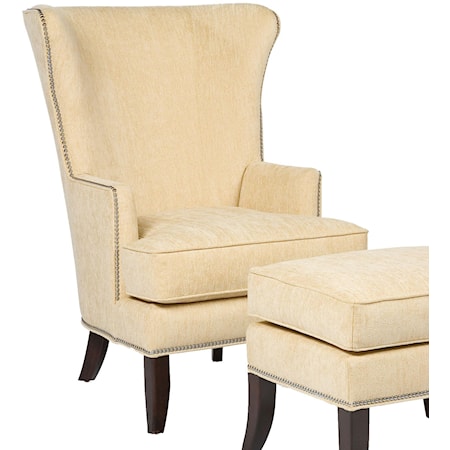 Contemporary Wing Chair 