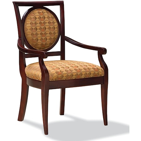 Exposed Wood Arm Chair
