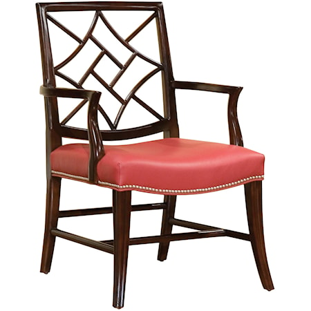 Chair with Elegant Back Cut-Out