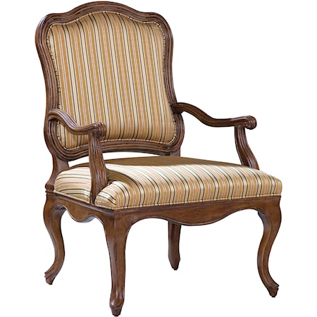 Accent Chair with Curving Frame