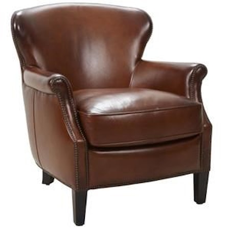 Oxford Leather Lounge Chair