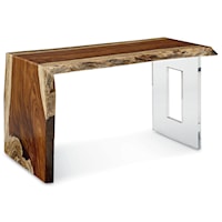 Live Edge Waterfall Desk