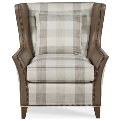 Lounge Chair with Wing Back