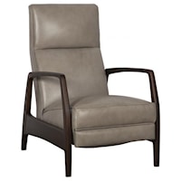 Ansleigh Leather Manual Push Back Recliner