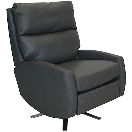 Leather Swivel Recliner