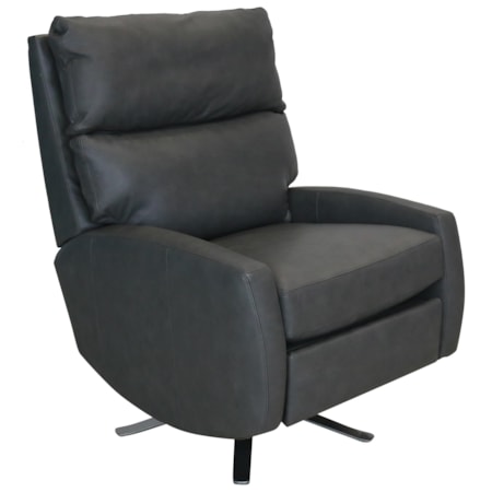 Leather Swivel Recliner