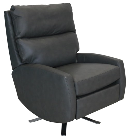 Leather Swivel Recliner
