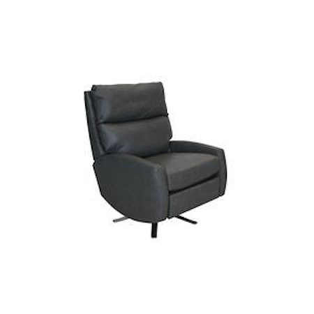Leather Swivel Recliner
