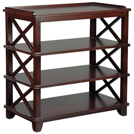 Casual Dining Room Side Table with Storage