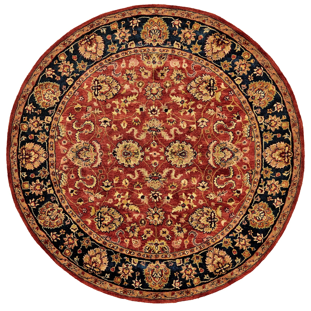 Feizy Rugs Alexandra Red/Navy 3'-6" x 5'-6" Area Rug
