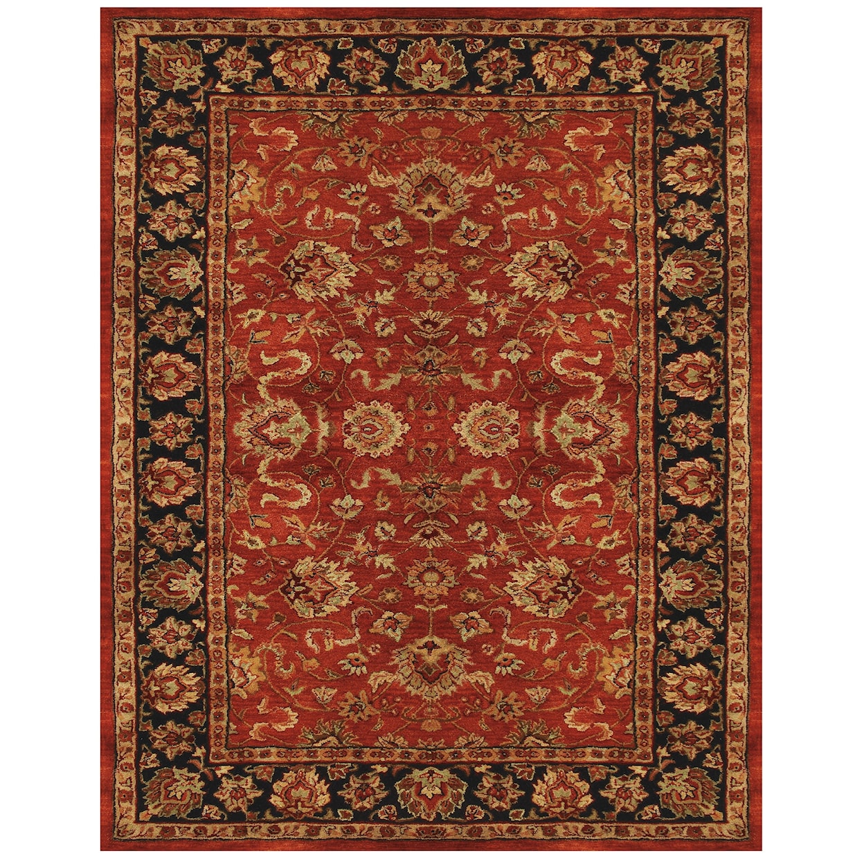 Feizy Rugs Alexandra Red/Navy 5' x 8' Area Rug