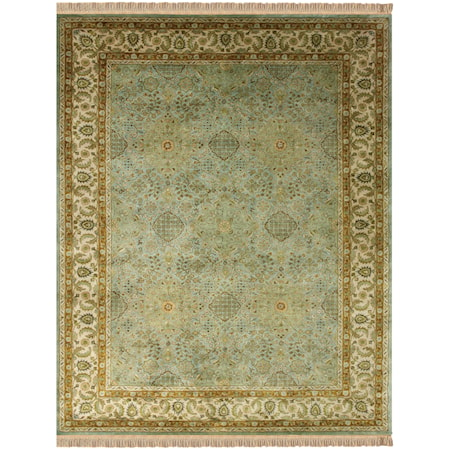 Ocean/Beige 5' x 8' Area Rug