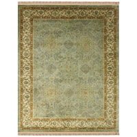 Ocean/Beige 8' X 11' Area Rug