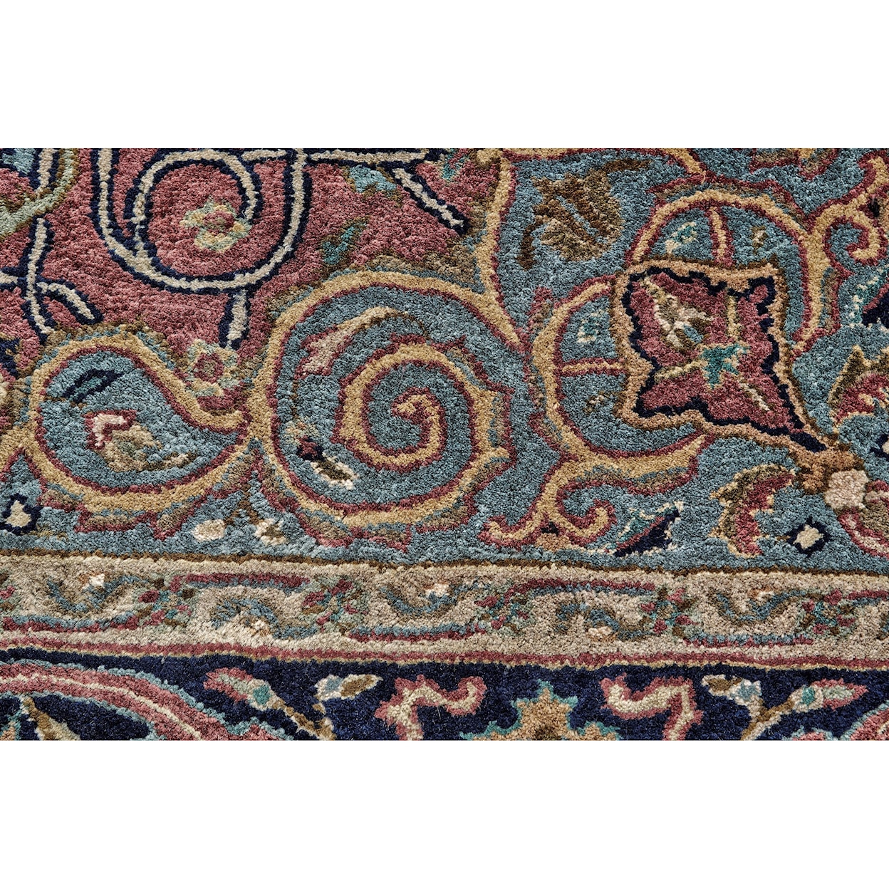 Feizy Rugs Amore Plum 3'-6" x 5'-6" Area Rug