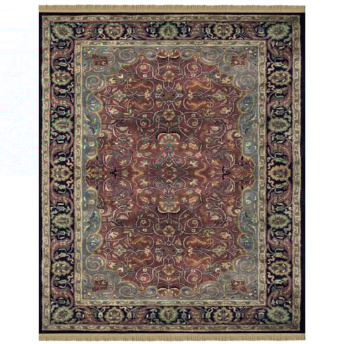 Plum 5' x 8' Area Rug