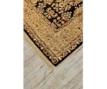 Feizy Rugs Amore Black/Gold 8' X 11' Area Rug