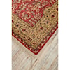Feizy Rugs Amore Red/Light Gold 8' x 8' Round Area Rug