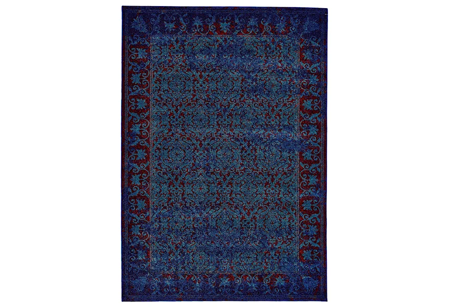 Archean Azure 2'-10" X 7'-10" Runner Rug by Feizy Rugs at Jacksonville Furniture Mart