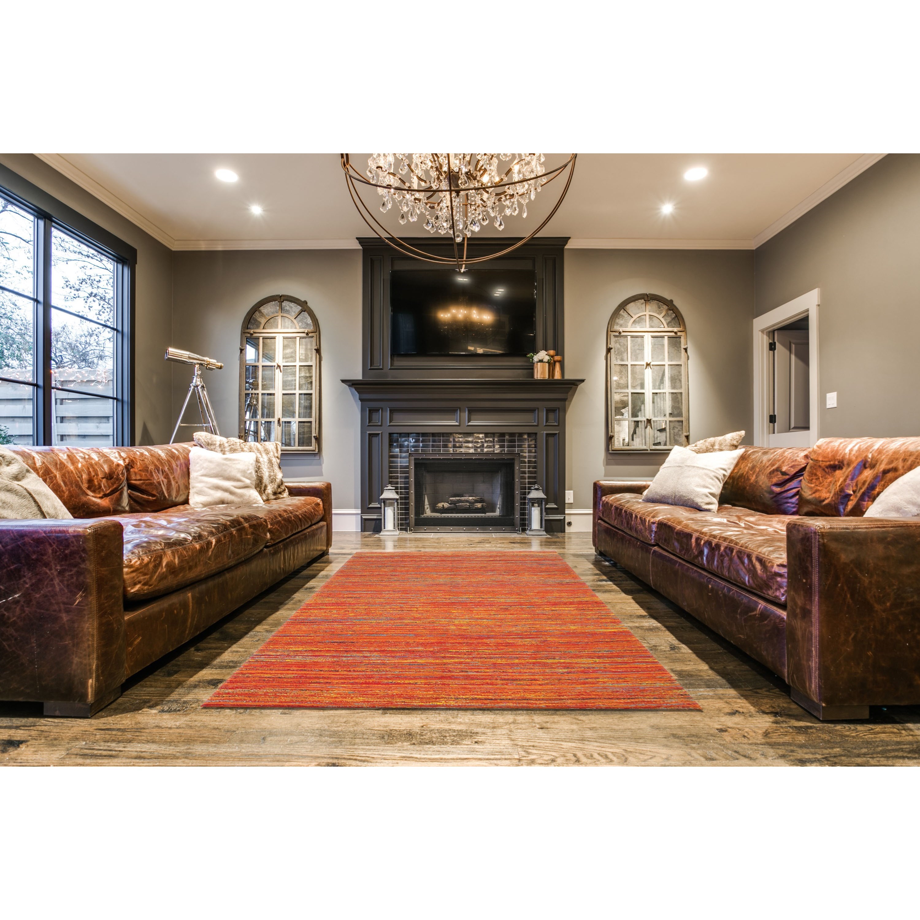 Feizy Rugs Arushi Orange/Multi 2' x 3' Area Rug