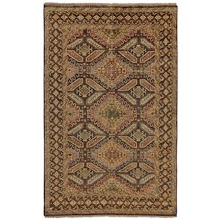 Brown/Brown 5'-6" x 8'-6" Area Rug