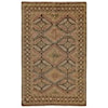 Feizy Rugs Ashi Brown/Brown 2'-6" x 8' Runner Rug