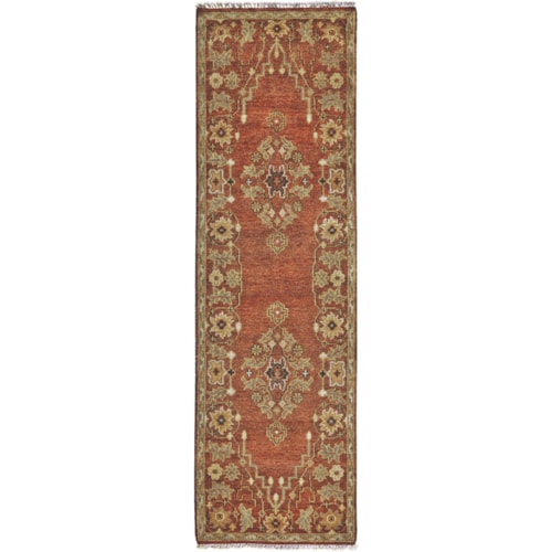 Rust 2'-6" x 8' Runner Rug