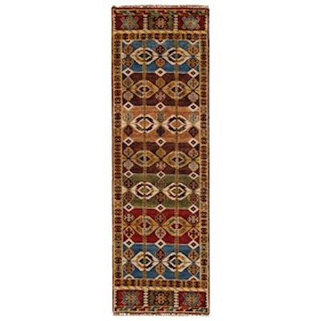 Multi 2'-6" x 8' Runner Rug