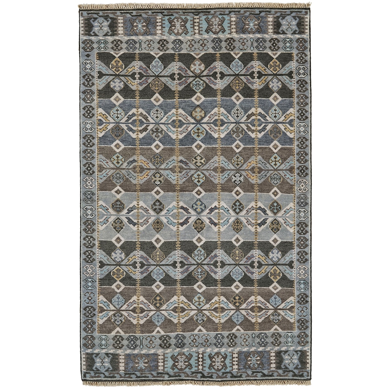 Feizy Rugs Ashi Steel 8'-6" x 11'-6" Area Rug