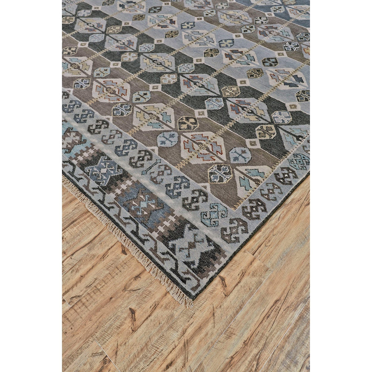 Feizy Rugs Ashi Steel 8'-6" x 11'-6" Area Rug