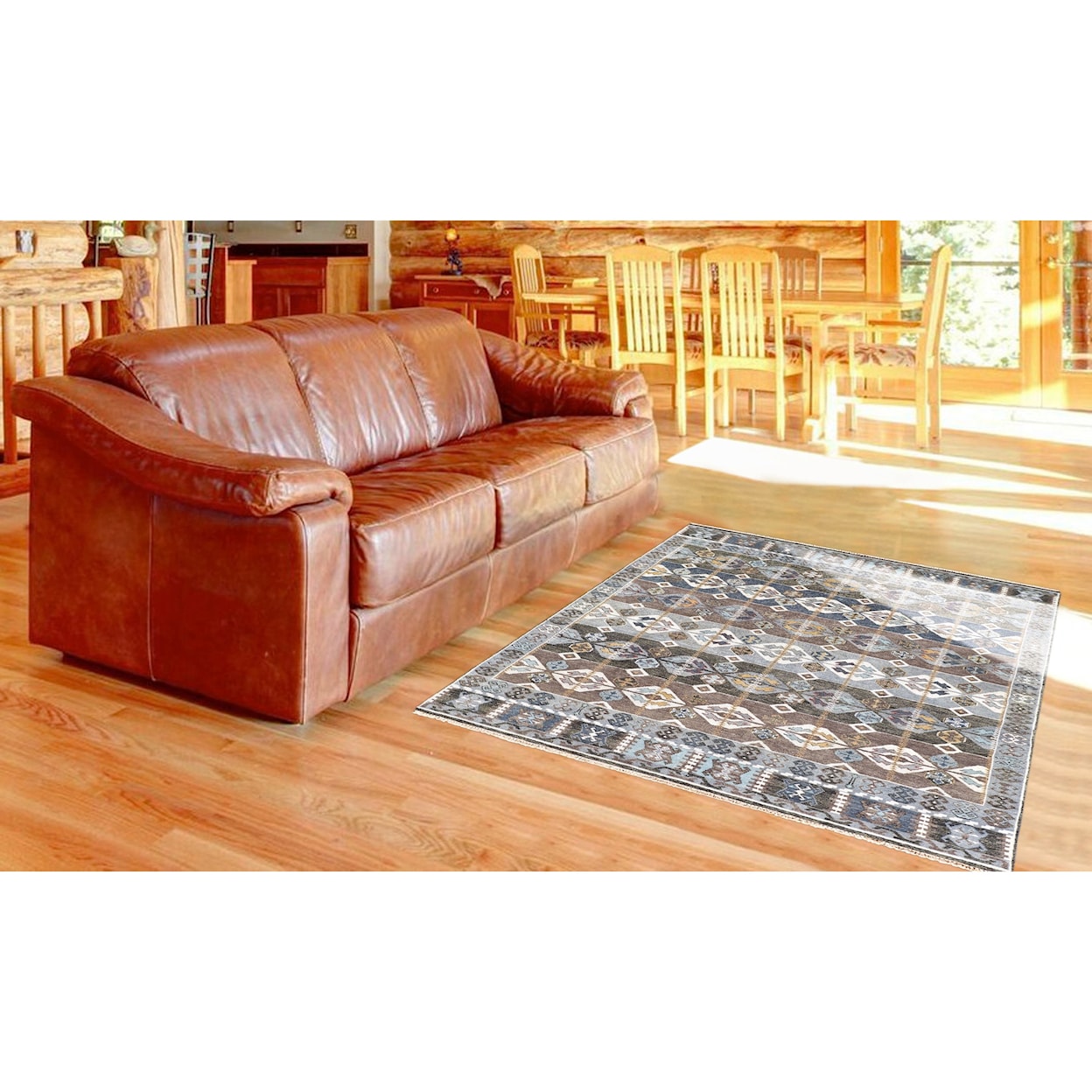 Feizy Rugs Ashi Steel 8'-6" x 11'-6" Area Rug