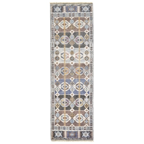 Steel 2'-6" x 8' Runner Rug
