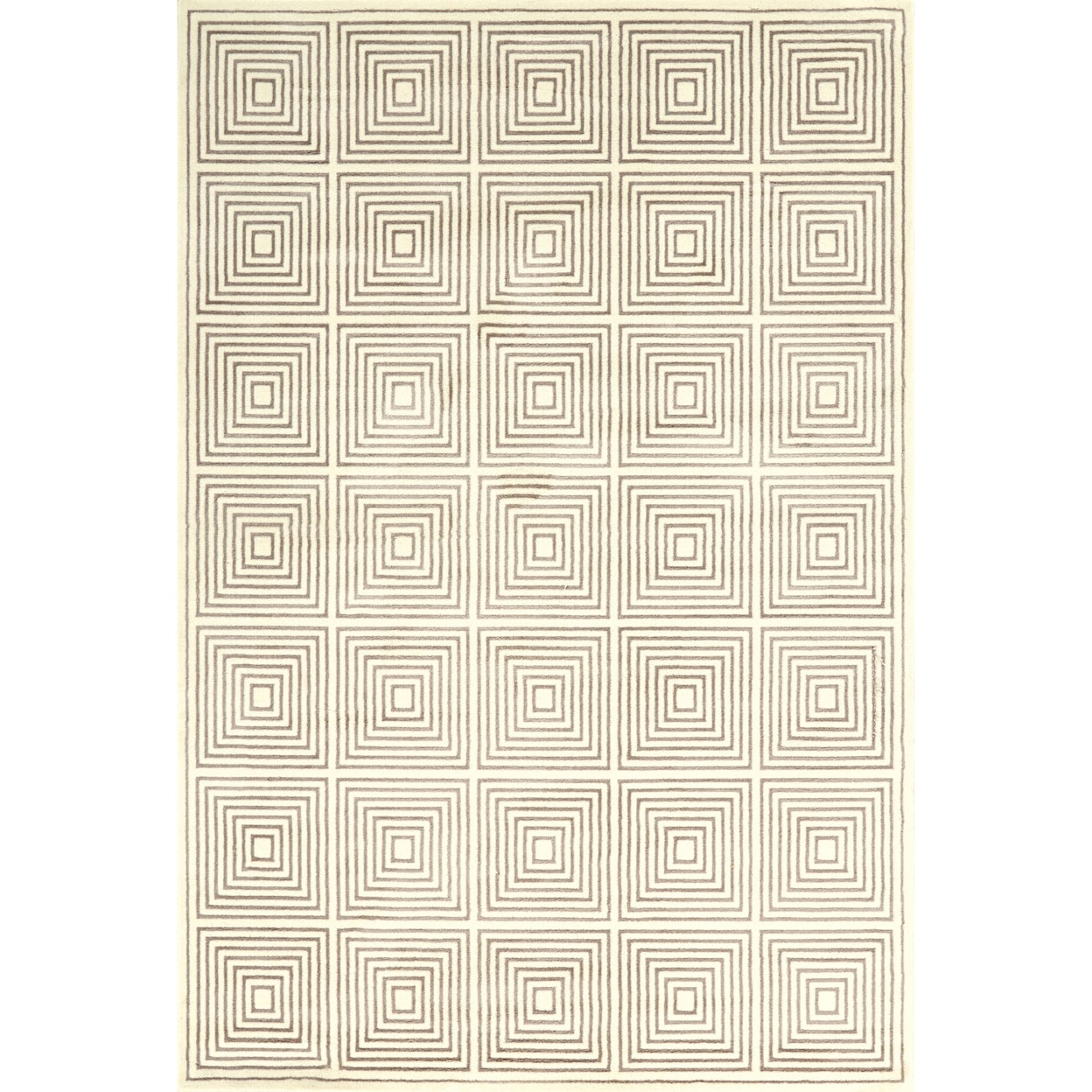 Feizy Rugs Azeri III Cream/Gray 2'-2" x 4' Area Rug