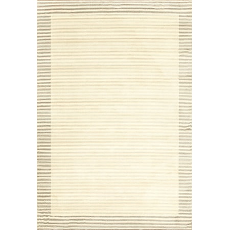 Cream/Gray 5' x 8' Area Rug