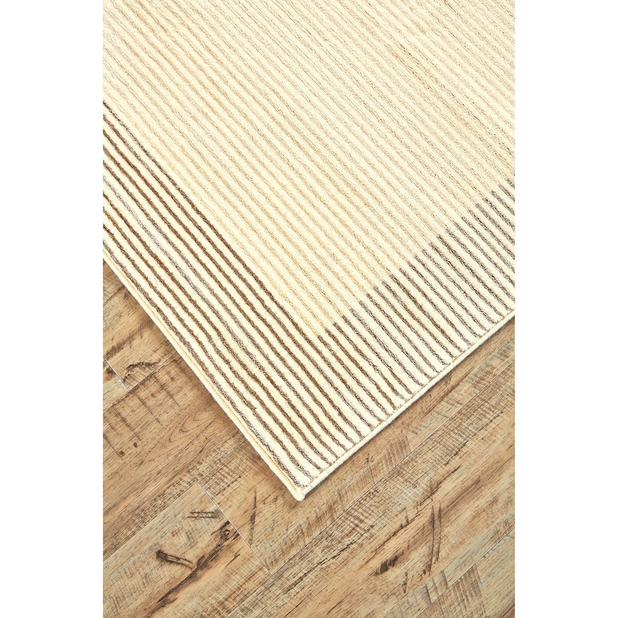 Feizy Rugs Azeri III Cream/Gray 5' x 8' Area Rug