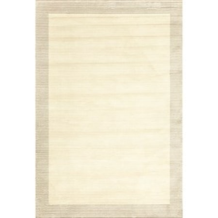 Cream/Gray 2'-10" X 7'-10" Runner Rug
