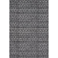 Dark Gray and Black 5 x 7 Area Rug