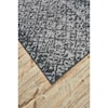 Feizy Rugs Azeri Black/Dark Gray 5' x 8' Area Rug