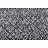 Feizy Rugs Azeri Black/Dark Gray 5' x 8' Area Rug