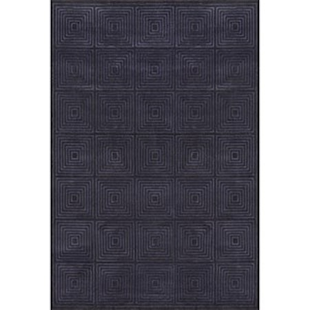 Black/Charcoal 2'-10" X 7'-10" Runner Rug