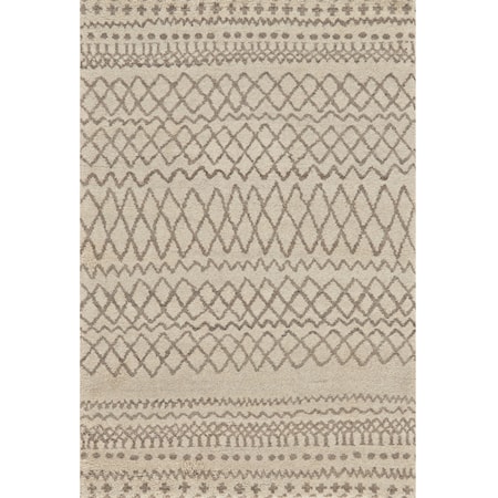 Natural/Ivory 5'-6" x 8'-6" Area Rug