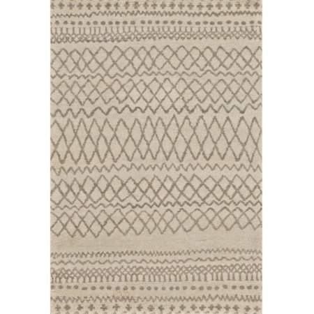 Natural/Ivory 5'-6" x 8'-6" Area Rug