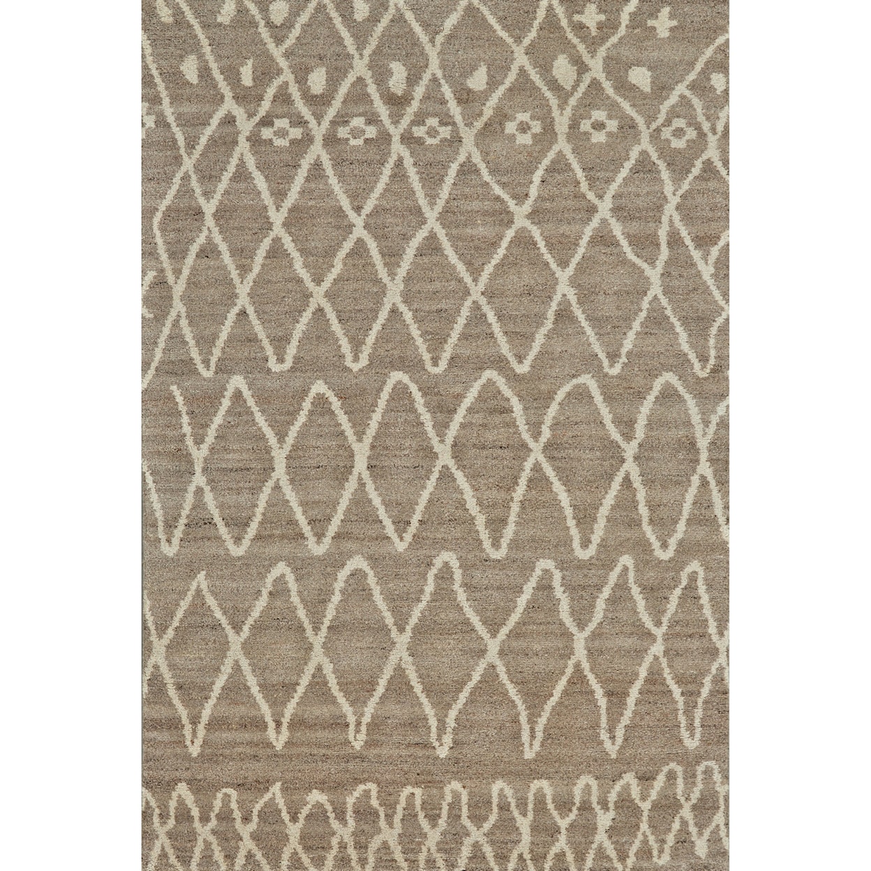 Feizy Rugs Barbary Natural/Slate 4' x 6' Area Rug