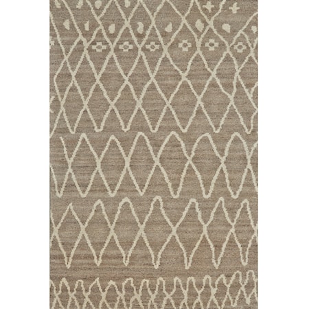 Natural/Slate 4' x 6' Area Rug