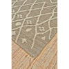Feizy Rugs Barbary Natural/Slate 4' x 6' Area Rug